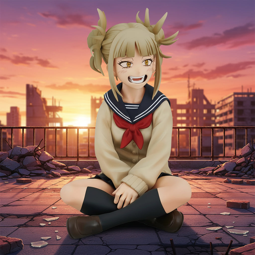 My Hero Academia Figure Himiko Toga Sitting Pose 10cm
