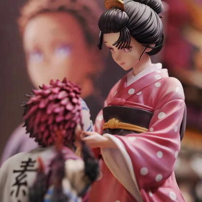 Figura Akaza & Koyuki Demon Slayer 27cm
