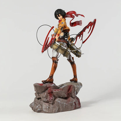 Attack on Titan Mikasa Ackerman Anime Figure 31cm
