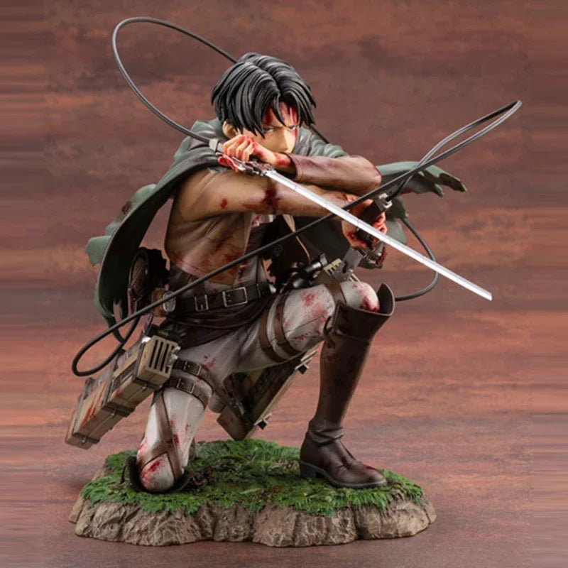 Attack on Titan Levi Ackerman Anime Figure 18cm