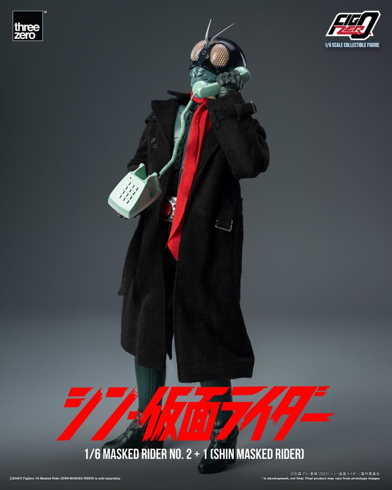 Kamen Rider Figura FigZero 1/6 Masked Rider No.2+1 (Shin Masked Rider) 32 cm