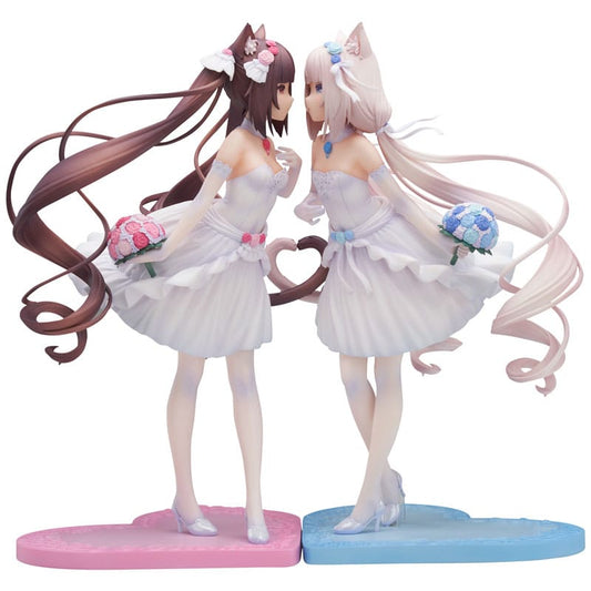 Nekopara Estatua PVC 1/7 Nekopara Chocola & Vanilla Dream of Eden Ver. 23 cm