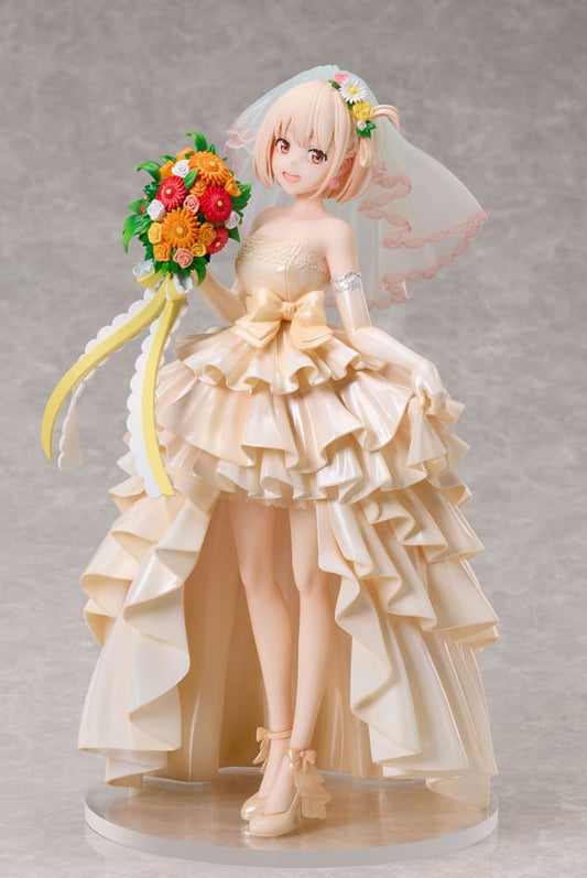 Lycoris Recoil Estatua PVC 1/7 Chisato Nishikigi Wedding dress Ver. 26 cm