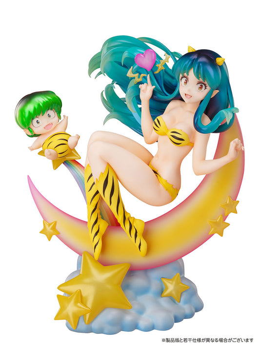 Urusei Yatsura Statue PVC 1/7 Lum & Ten Box Cafe & Space Collaboration 20 cm