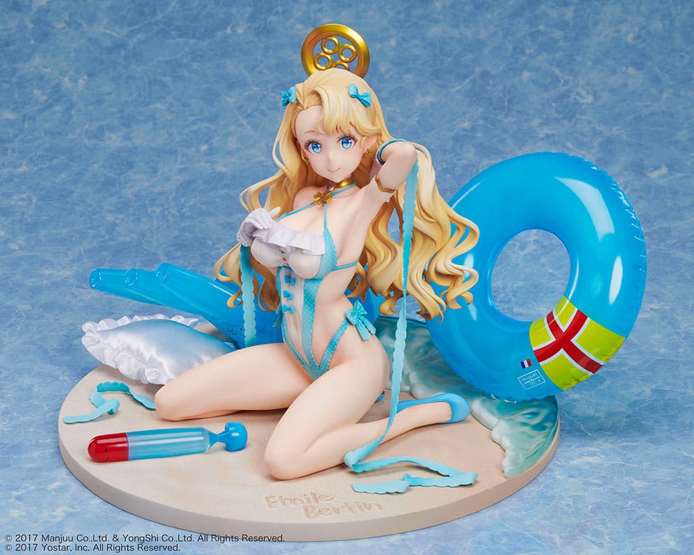 Azur Lane Statue PVC 1/4 Emile Bertin swimsuit costume Côte d'Azur 21 cm