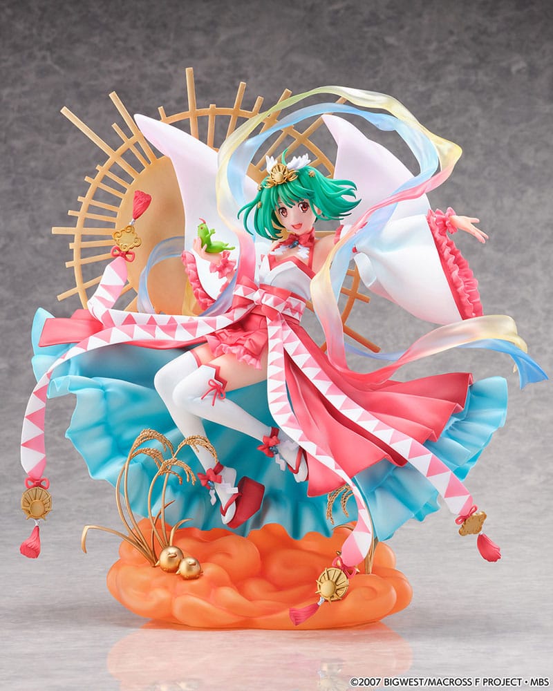 Macross Frontier Estatua PVC SHIBUYA SCRAMBLE FIGURE 1/7 Ranka Lee Amaterasu Ver. 29 cm