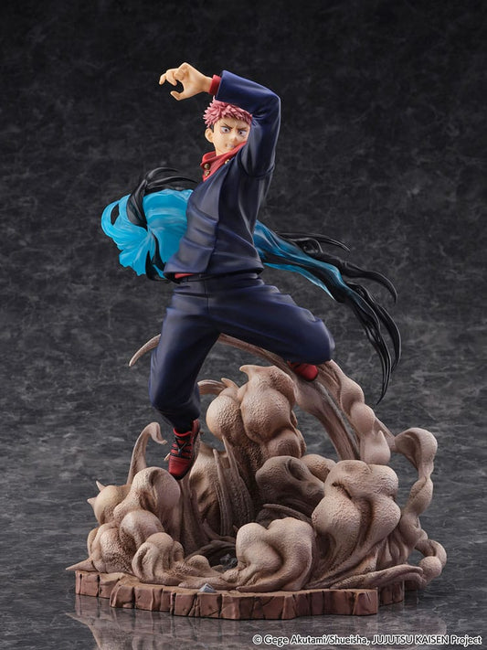 Jujutsu Kaisen Estatua PVC SHIBUYA SCRAMBLE FIGURE 1/7 Yuji Itadori 31 cm