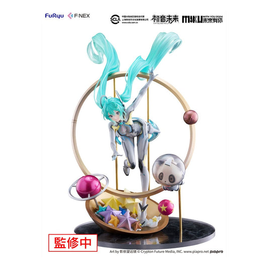 Hatsune Miku F:NEX estatua PVC 1/7 Miku with You 2024 Ver. 29 cm