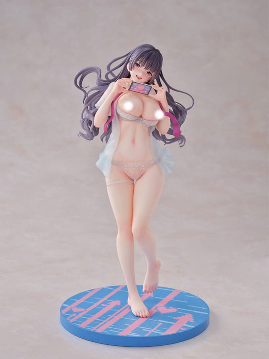 Original Character Estatua PVC 1/6 Ane Taiken Jogakuryou Sakuraya Mahiru Vol. 097 Cover Art 27 cm