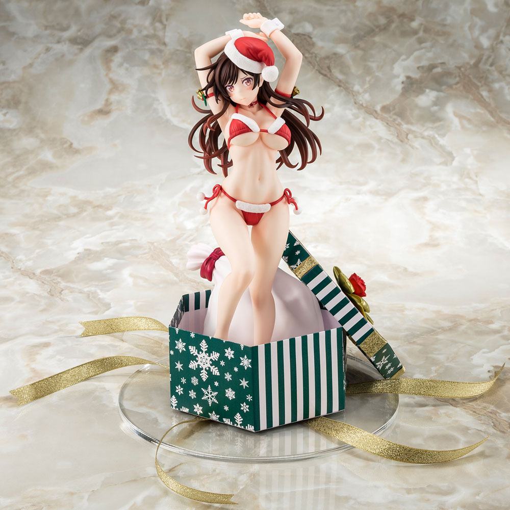 Rent-A-Girlfriend Estatua PVC 1/6 Mizuhara Chizuru Santa Bikini de Fuwamoko 2nd Xmas 26 cm