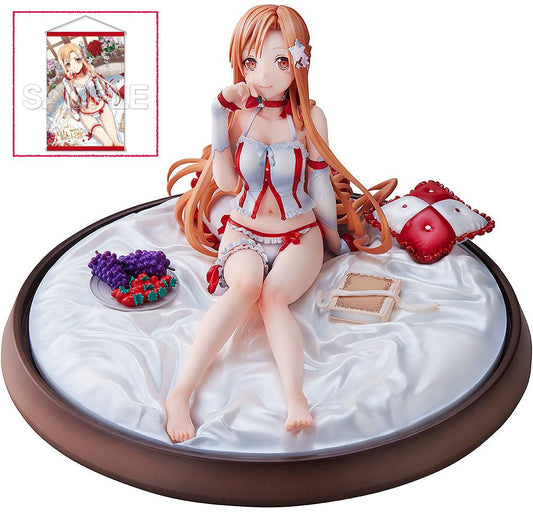 Sword Art Online PVC Statue 1/7 Asuna Negligee Ver. KADOKAWA Special Set 15 cm