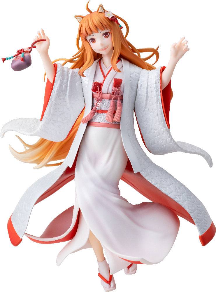 Spice and Wolf Estatua PVC 1/7 Wise Wolf Holo Wedding Kimono Ver. 26 cm