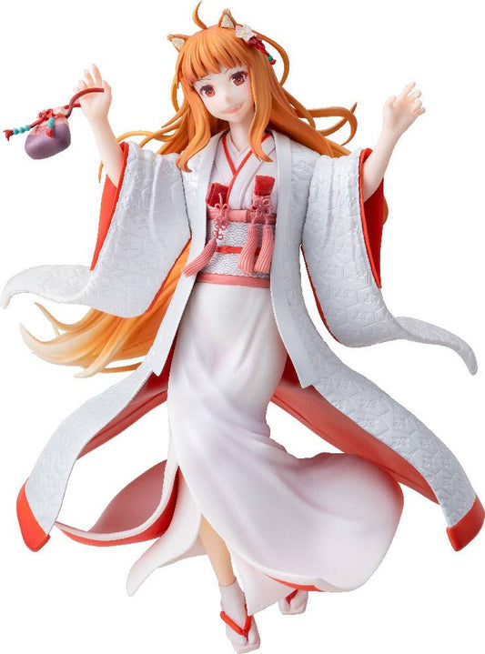 Spice and Wolf Estatua PVC 1/7 Wise Wolf Holo Wedding Kimono Ver. 26 cm