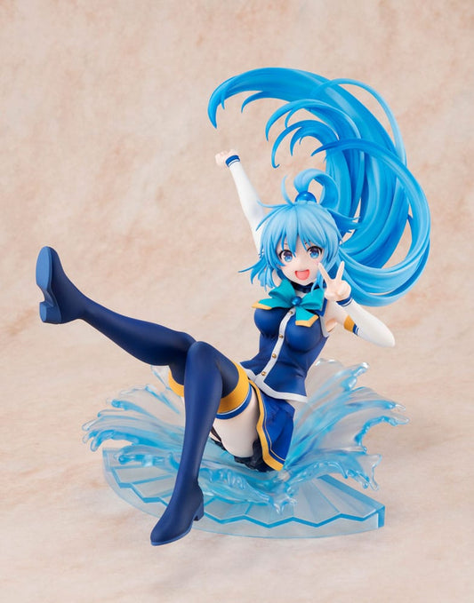 Konosuba God's blessing on this wonderful world! Estatua PVC 1/7 Aqua: Sneaker Bunko 30th Anniversary Ver. (re-run) 19 cm