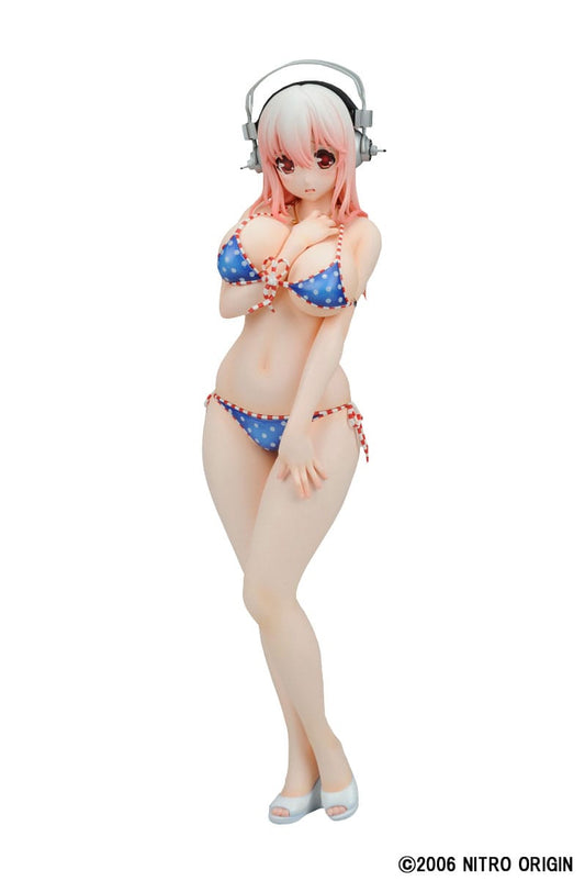 Nitro Super Sonic Estatua 1/6 Super Sonico Paisura Bikini Ver. Re-Run 28 cm