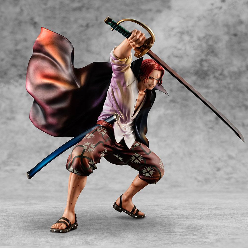 One Piece Estatua PVC P.O.P. Playback Memories Red-haired Shanks 21 cm