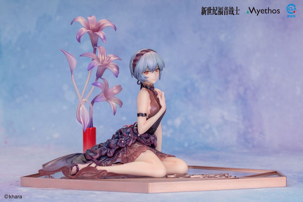 Evangelion Estatua PVC 1/7 Rei Ayanami: Whisper of Flower Ver. 15 cm