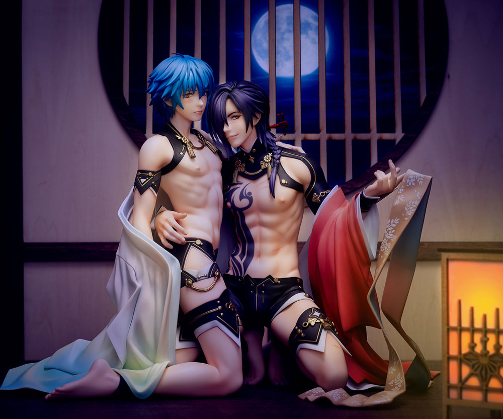 Dramatical Murder Estatua PVC 1/6 Aoba & Koujaku re-run 20 cm