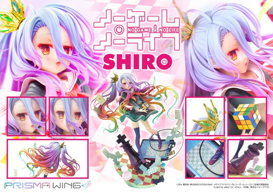 No Game No Life Estatua PVC 1/7 Prisma Wing Shiro 27 cm