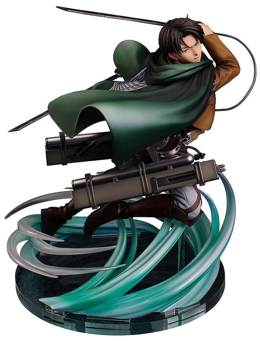 Attack on Titan Estatua PVC 1/6 Humanity's Strongest Soldier Levi 23 cm