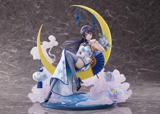 Rascal Does Not Dream of Bunny Girl Senpai Estatua PVC 1/7 Mai Sakurajima White Mandarin Dress Ver. 25 cm