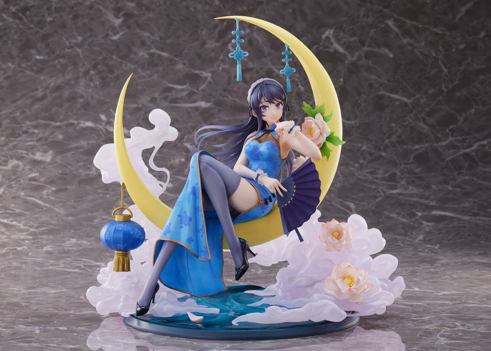 Rascal Does Not Dream of Bunny Girl Senpai Estatua PVC 1/7 Mai Sakurajima Chinese Dress Ver. 25 cm