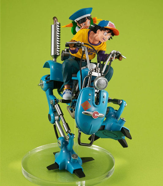 Dragonball Z Desktop Real McCoy EX Diorama PVC Son Goku & Son Gohan & Robot with two legs 20 cm